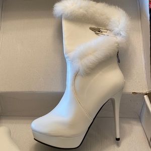 High Heel Snow Boots
